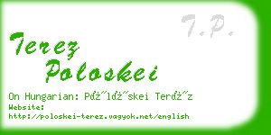 terez poloskei business card